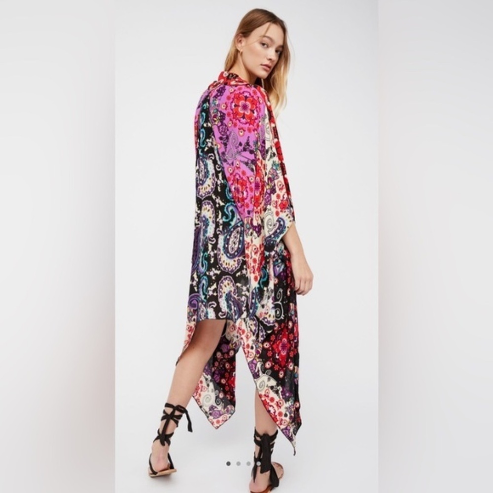 Free People Little Wing Mix Floral Cardigan - Picture 2 of 9